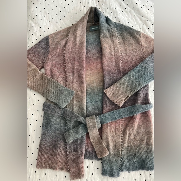 Zadig & Voltaire Jackets & Blazers - NWOT Zadig & Voltaire Multicolor Open Sweater w/ Belt - Size S